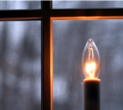 Candle in the window