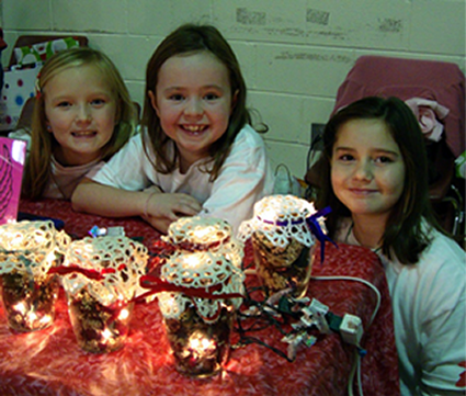 Angels at the SAE Craft Fair selling their wares to raise  money for local charities. Photograph by Claudia Robinson